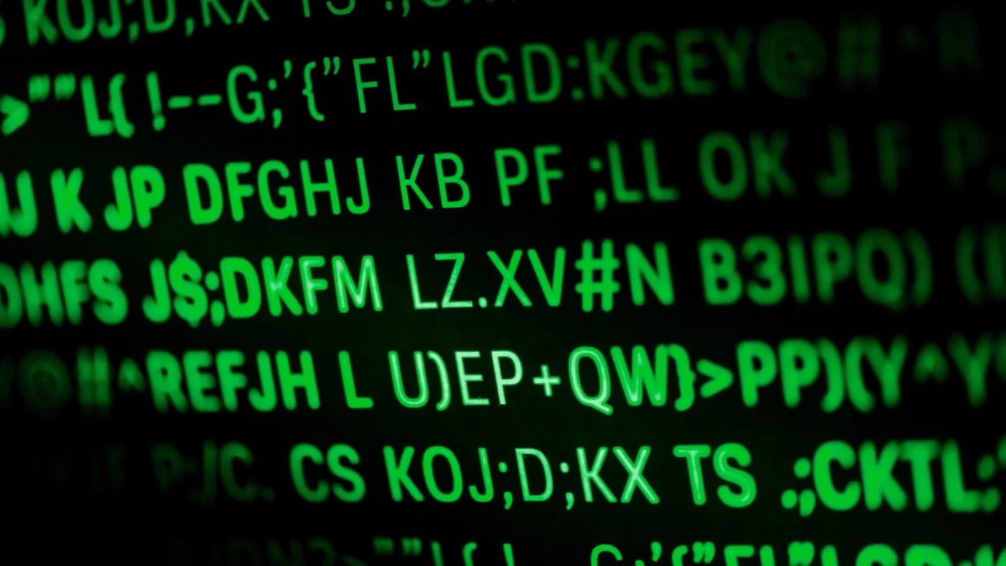 Programming code fills a computer screen in close view.