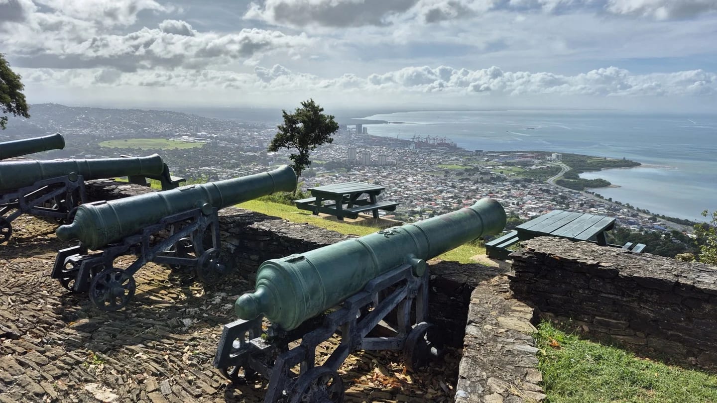 Port of Spain and its waterfront viewed from Fort George.