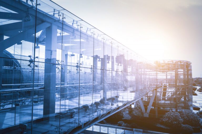 Modern industrial infrastructure in Singapore representing water efficiency, recycling, and sustainable resource management for high-demand industries.